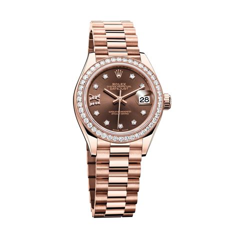 rolex diamond bezel ladies datejust|rolex lady datejust 31 everose.